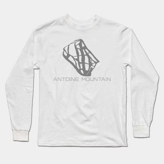 Antoine Mountain Resort 3D Long Sleeve T-Shirt by Mapsynergy